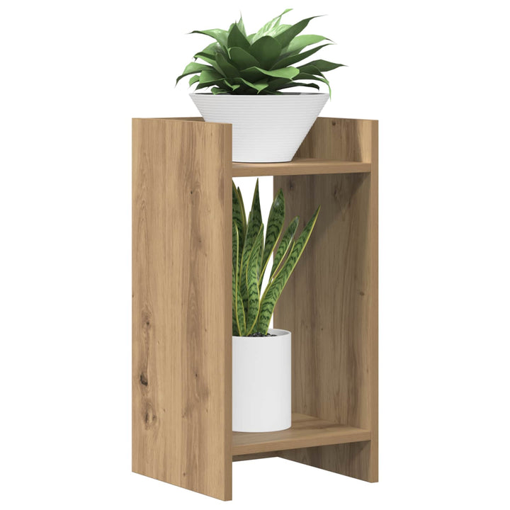 Planteholder Artisan Eg 30 x 30 x 60 cm Konstrueret træ