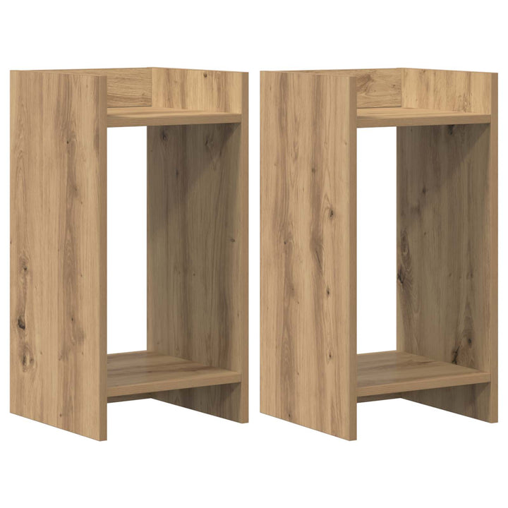 Planteholder 2 pcs Artisan Eg 30 x 30 x 60 cm Konstrueret træ