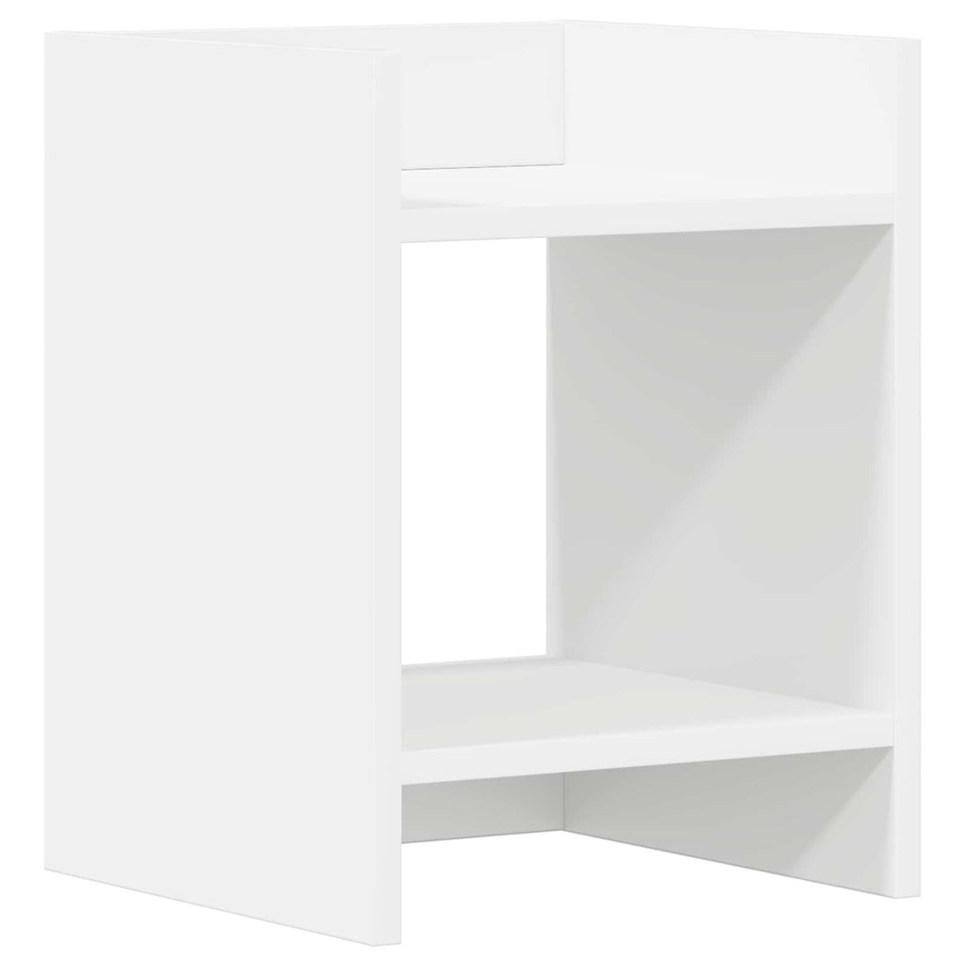 Planteholder 2 pcs Hvid 30 x 30 x 40 cm Konstrueret træ