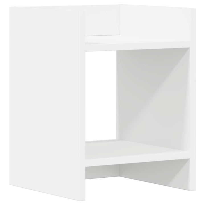 Planteholder 2 pcs Hvid 30 x 30 x 40 cm Konstrueret træ