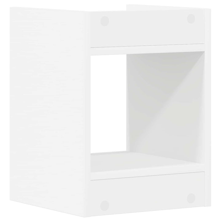Planteholder 2 pcs Hvid 30 x 30 x 40 cm Konstrueret træ