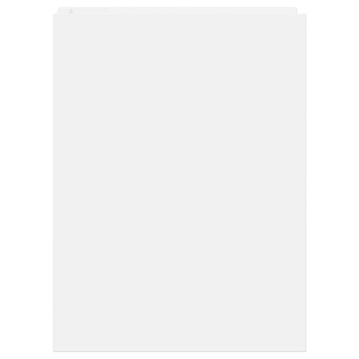 Planteholder 2 pcs Hvid 30 x 30 x 40 cm Konstrueret træ