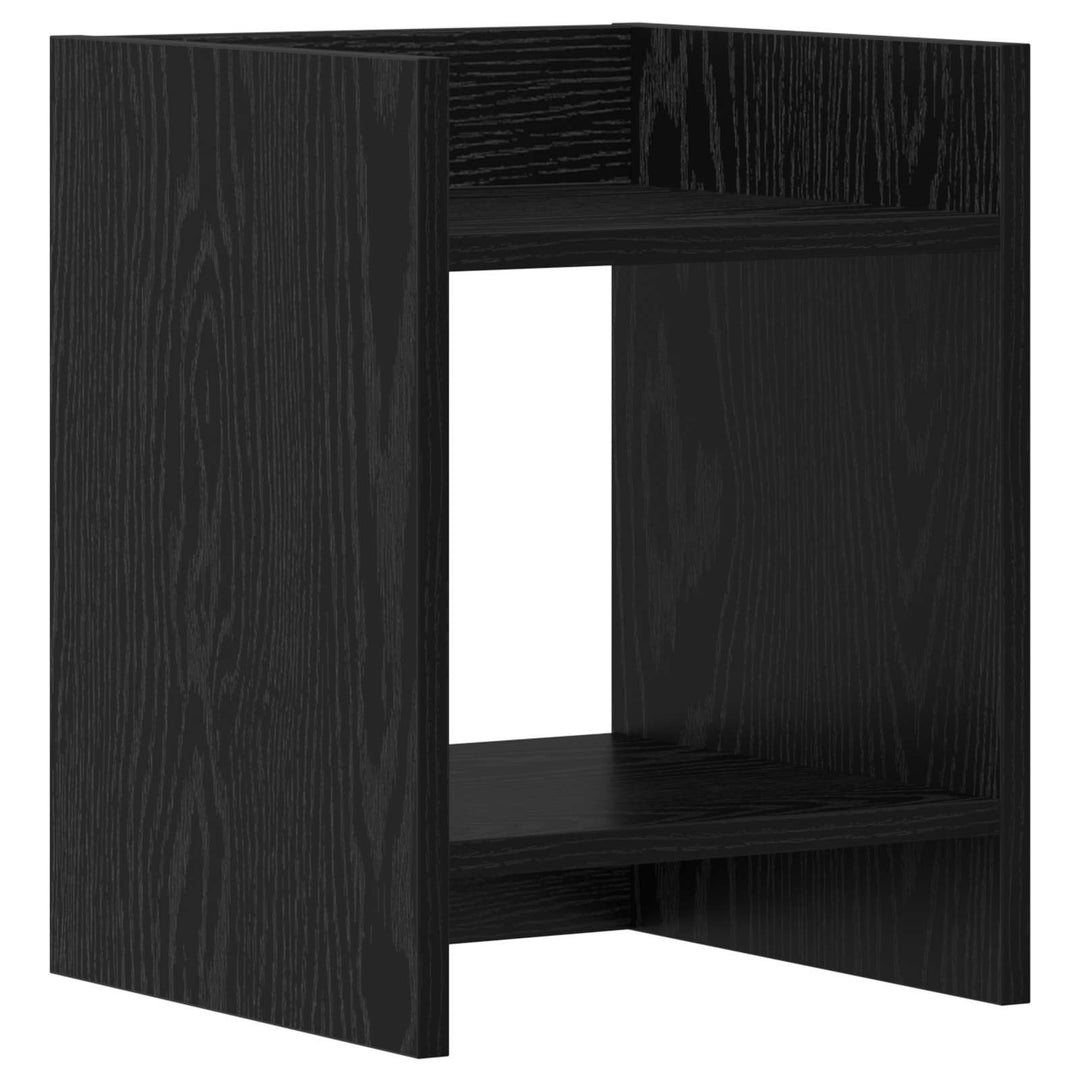 Planteholder Sort eg 30 x 30 x 40 cm Konstrueret træ