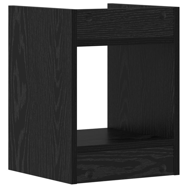 Planteholder Sort eg 30 x 30 x 40 cm Konstrueret træ