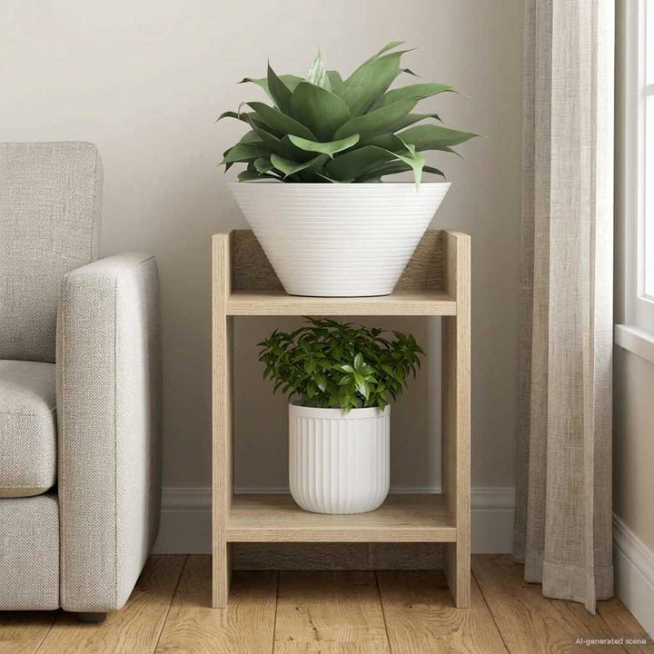 Planteholder Sonoma-eg 30 x 30 x 40 cm Konstrueret træ