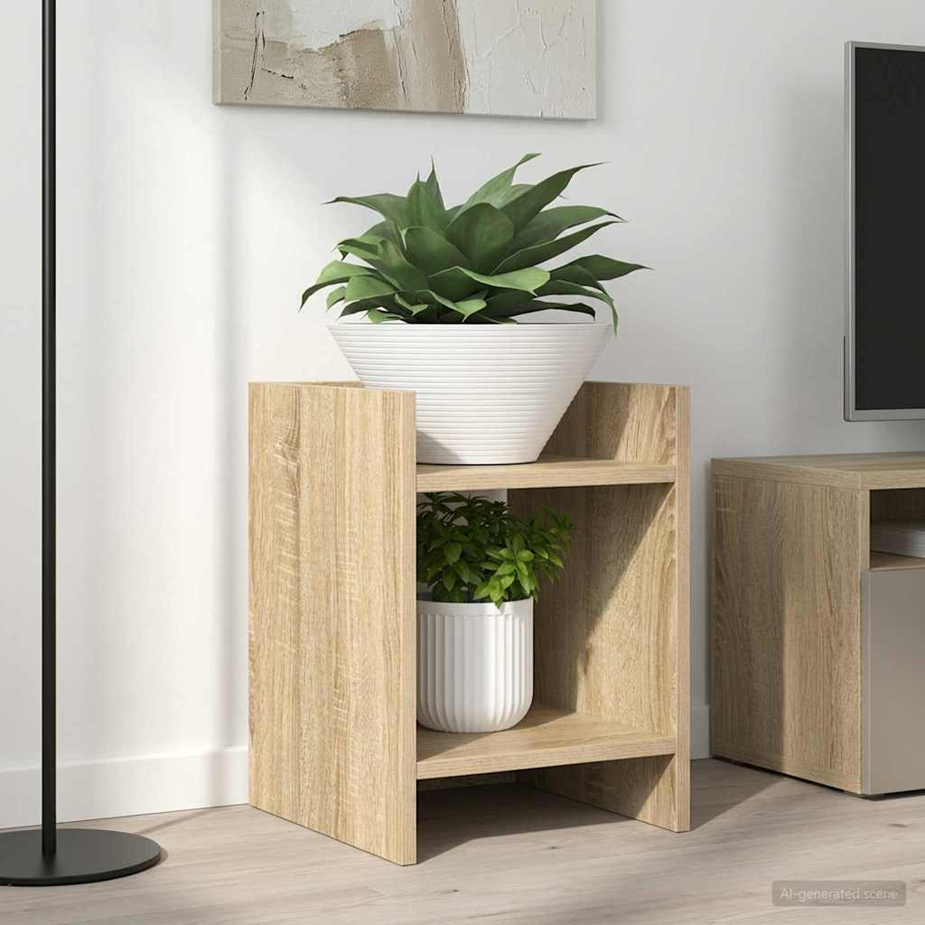 Planteholder 2 stk. Sonoma-eg 30 x 30 x 40 cm Konstrueret træ