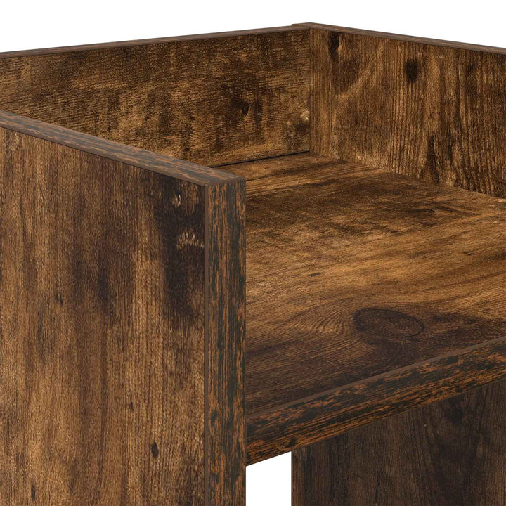 Planteholder Røget eg 30 x 30 x 40 cm Konstrueret træ