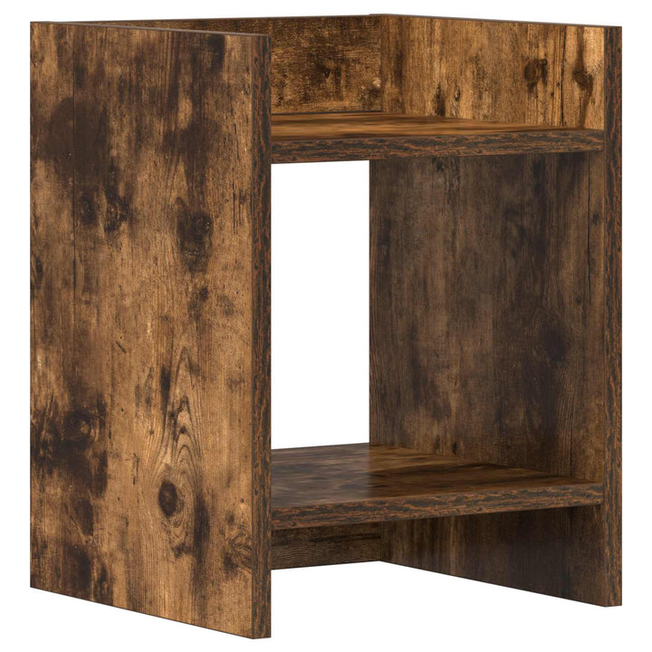 Planteholder Røget eg 30 x 30 x 40 cm Konstrueret træ