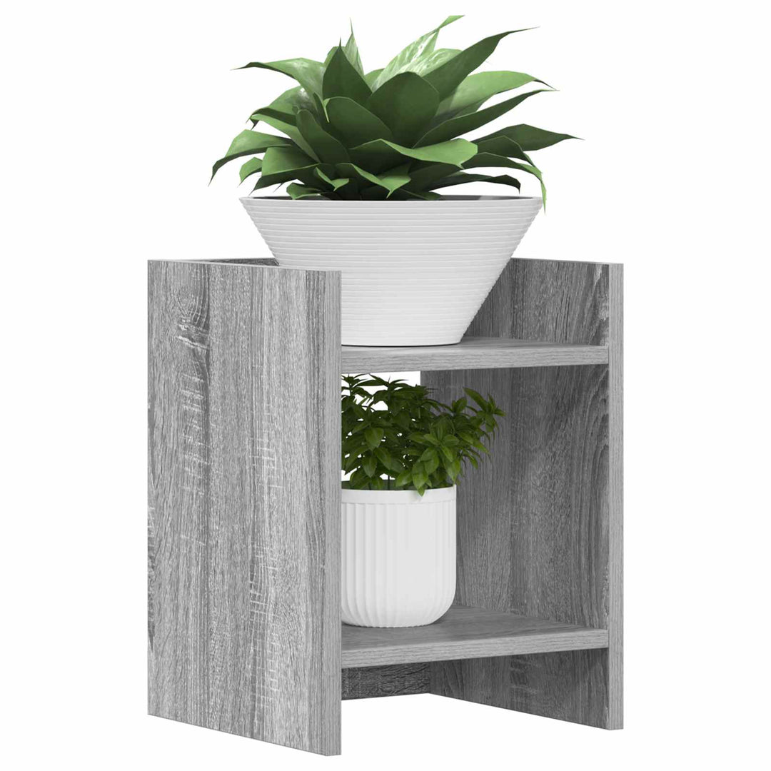 Planteholder Grå Sonoma 30 x 30 x 40 cm Konstrueret træ