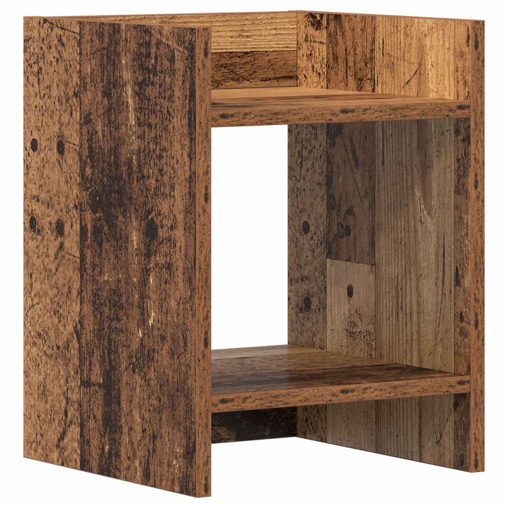 Planteholder 2 pcs Gammelt træ 30 x 30 x 40 cm Konstrueret træ