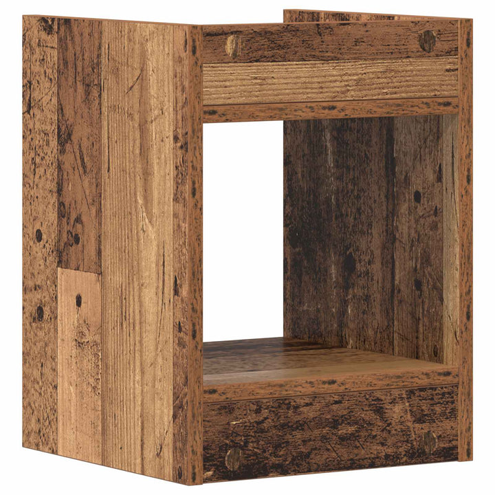 Planteholder 2 pcs Gammelt træ 30 x 30 x 40 cm Konstrueret træ