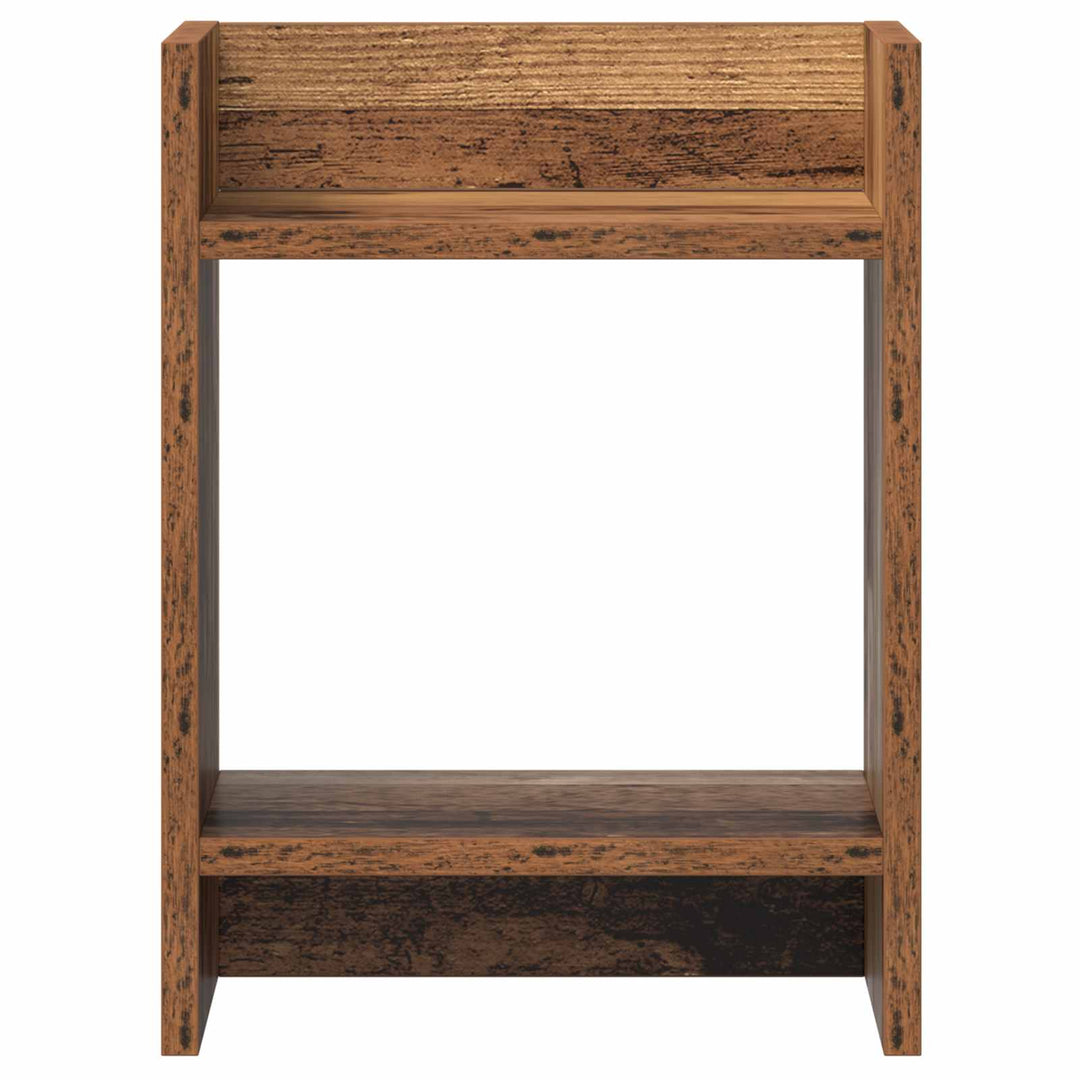 Planteholder 2 pcs Gammelt træ 30 x 30 x 40 cm Konstrueret træ