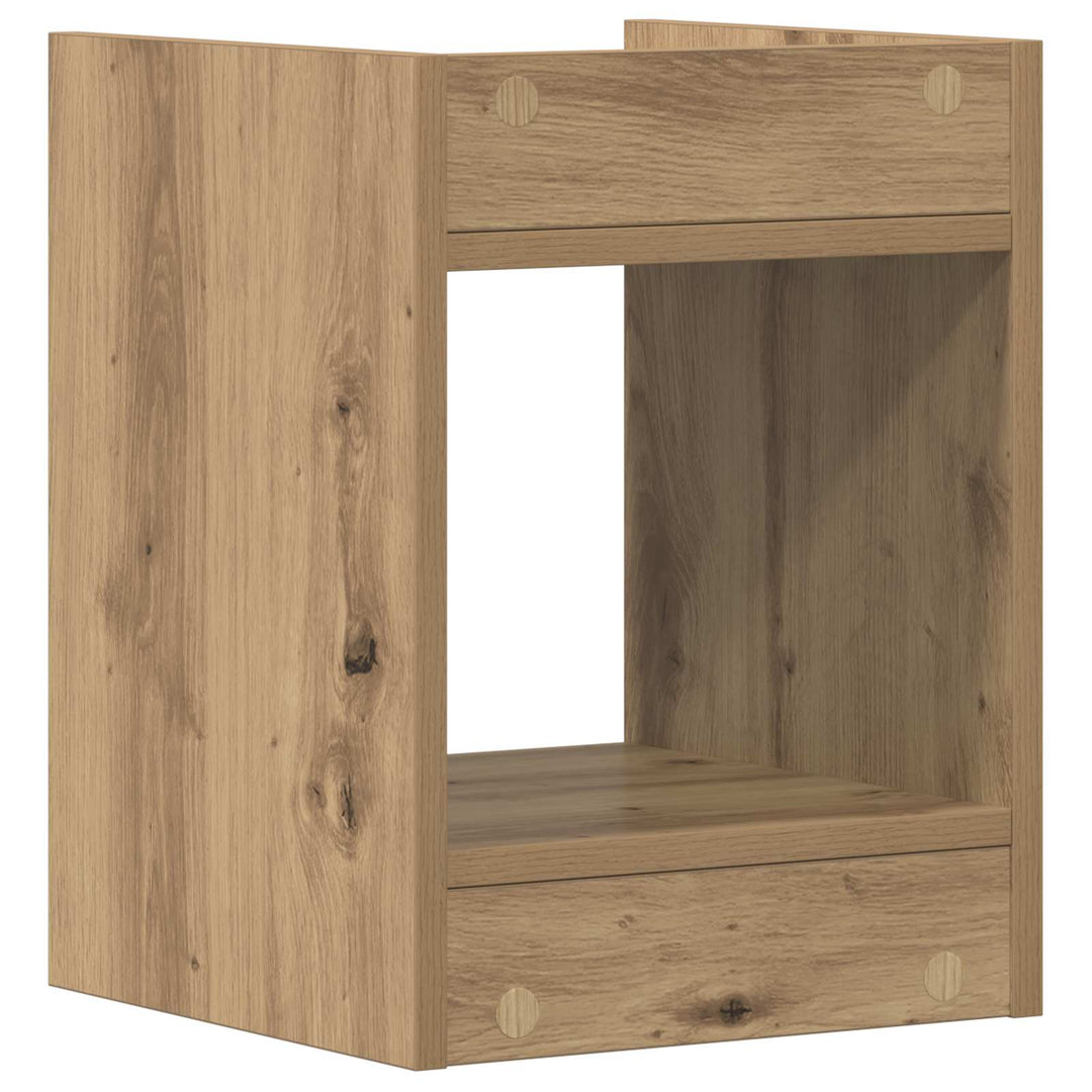 Planteholder 2 pcs Artisan Eg 30 x 30 x 40 cm Konstrueret træ
