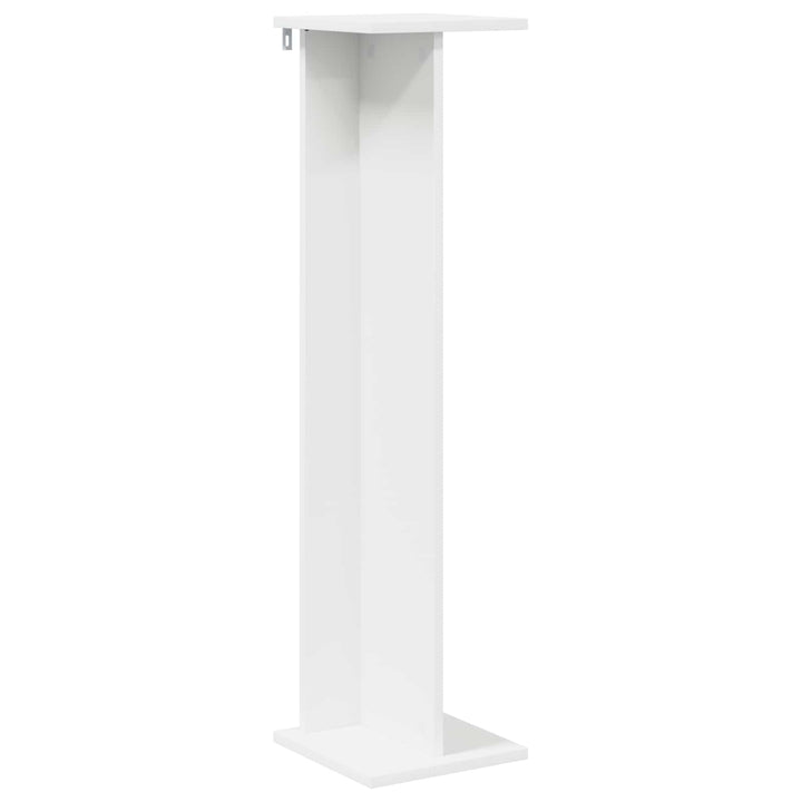 Planteholder Hvid 25 x 25,5 x 100,5 cm Konstrueret træ