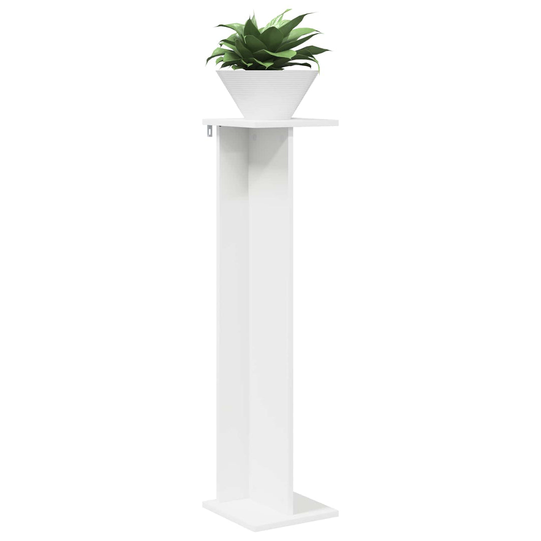 Planteholder Hvid 25 x 25,5 x 100,5 cm Konstrueret træ