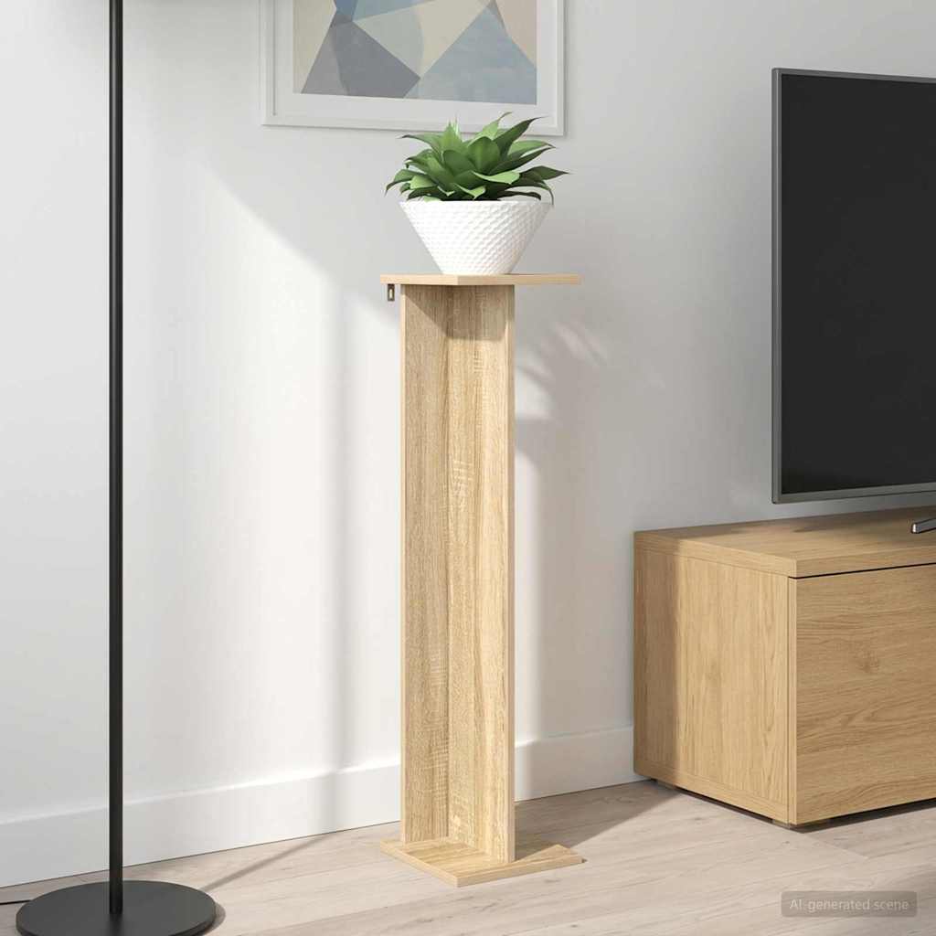 Planteholder Sonoma-eg 25 x 25,5 x 100,5 cm Konstrueret træ