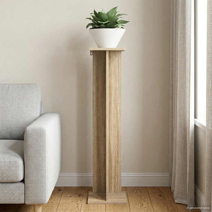 Planteholder Sonoma-eg 25 x 25,5 x 100,5 cm Konstrueret træ