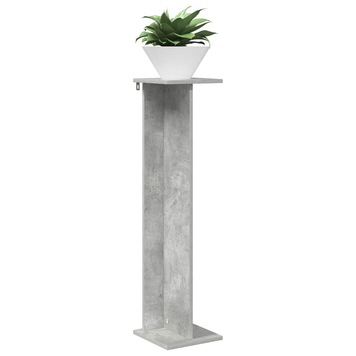 Planteholder Betongrå 25 x 25,5 x 100,5 cm Konstrueret træ