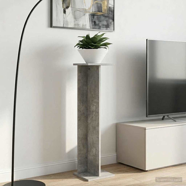 Planteholder 2 stk. Betongrå 25 x 25,5 x 100,5 cm