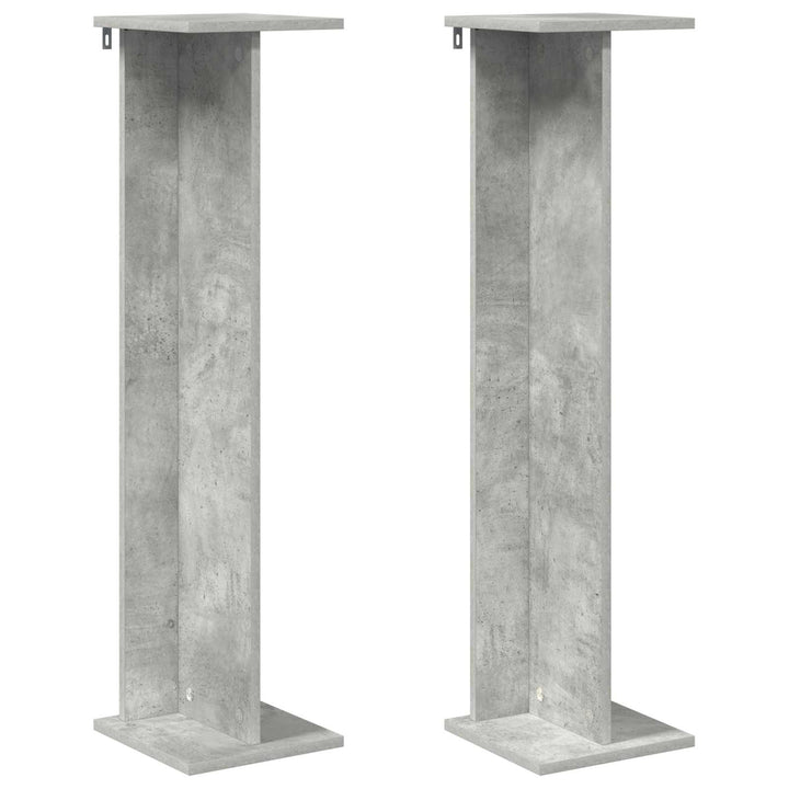 Planteholder 2 stk. Betongrå 25 x 25,5 x 100,5 cm