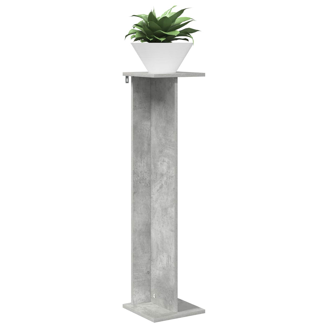 Planteholder 2 stk. Betongrå 25 x 25,5 x 100,5 cm