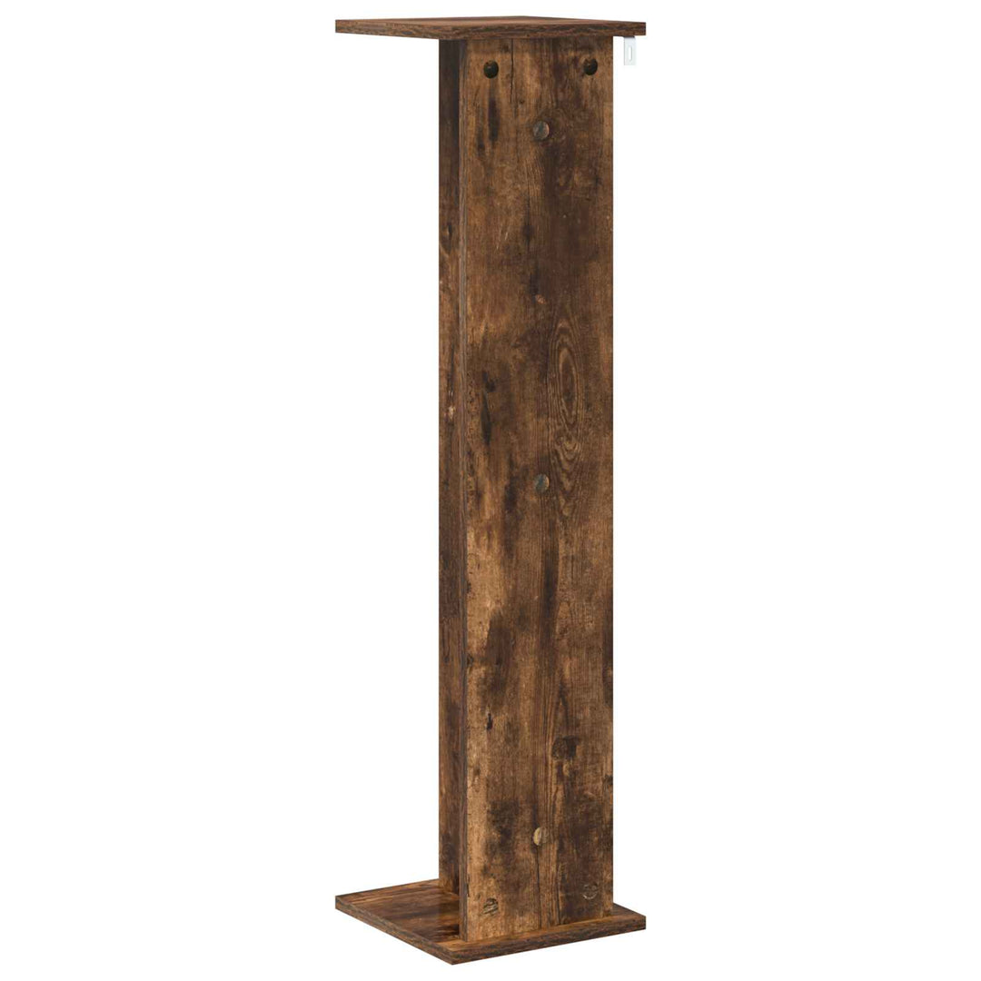 Planteholder Røget eg 25 x 25,5 x 100,5 cm Konstrueret træ