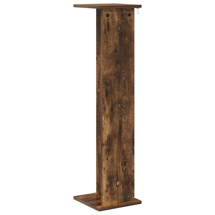 Planteholder Røget eg 25 x 25,5 x 100,5 cm Konstrueret træ