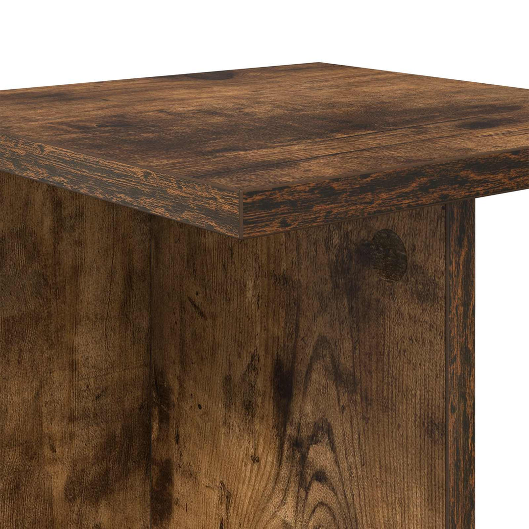 Planteholder 2 stk. Røget eg 25 x 25,5 x 100,5 cm