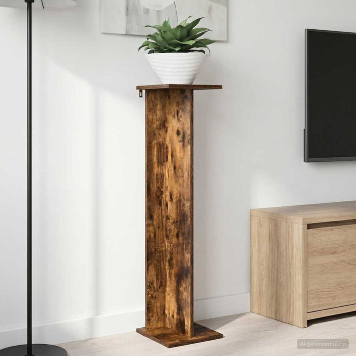 Planteholder 2 stk. Røget eg 25 x 25,5 x 100,5 cm