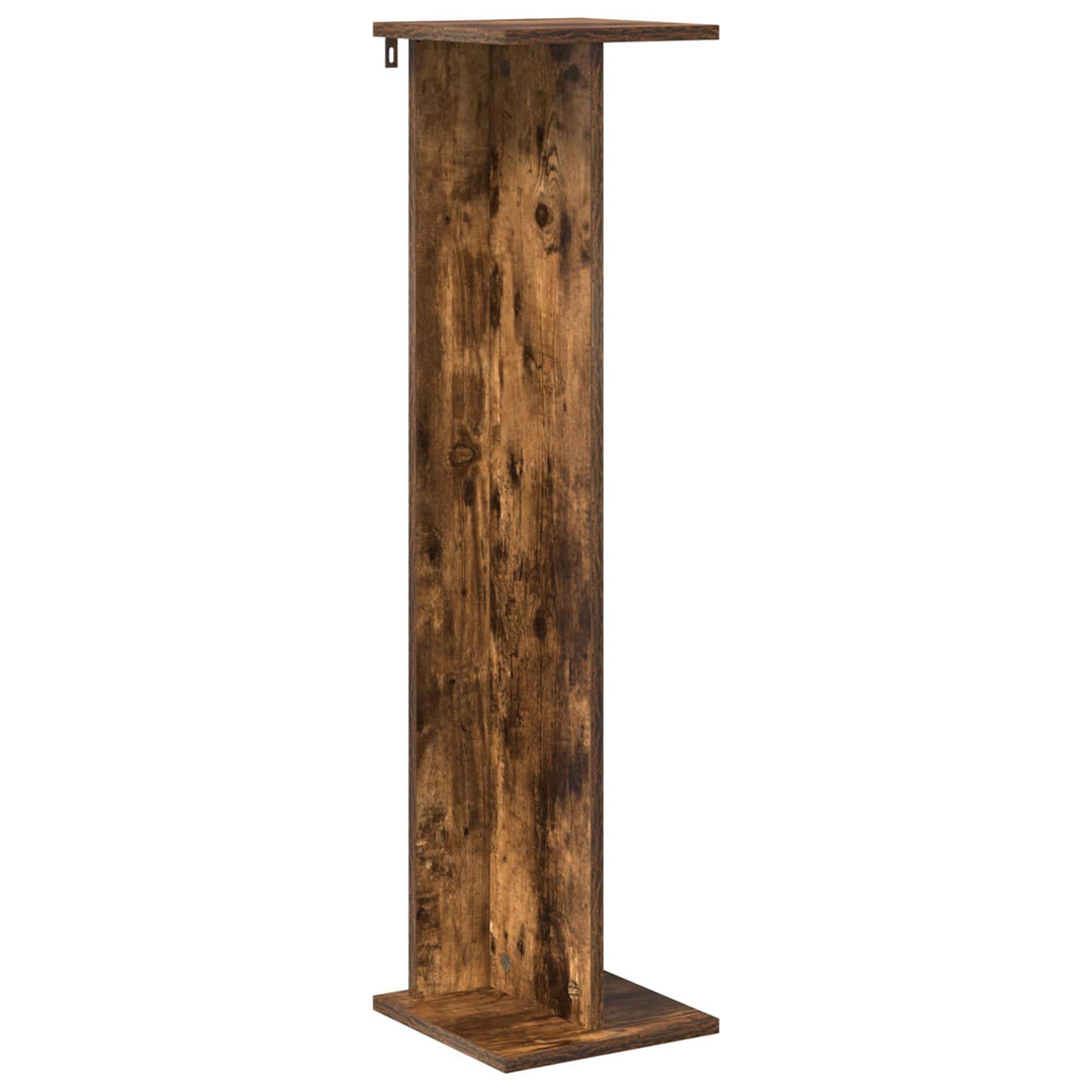 Planteholder 2 stk. Røget eg 25 x 25,5 x 100,5 cm