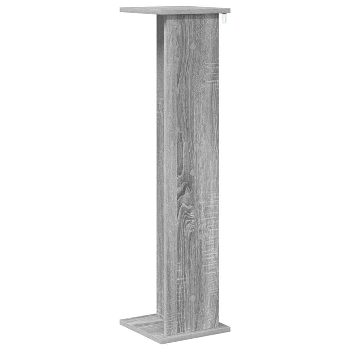Planteholder Grå Sonoma 25 x 25,5 x 100,5 cm Konstrueret træ