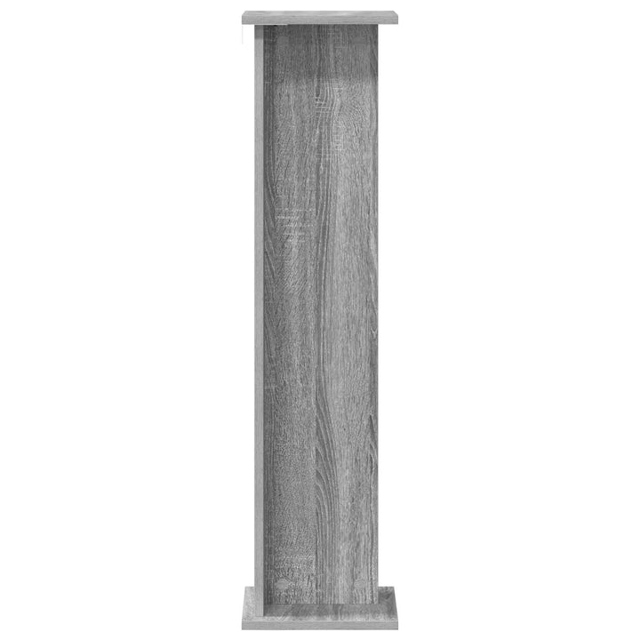 Planteholder Grå Sonoma 25 x 25,5 x 100,5 cm Konstrueret træ