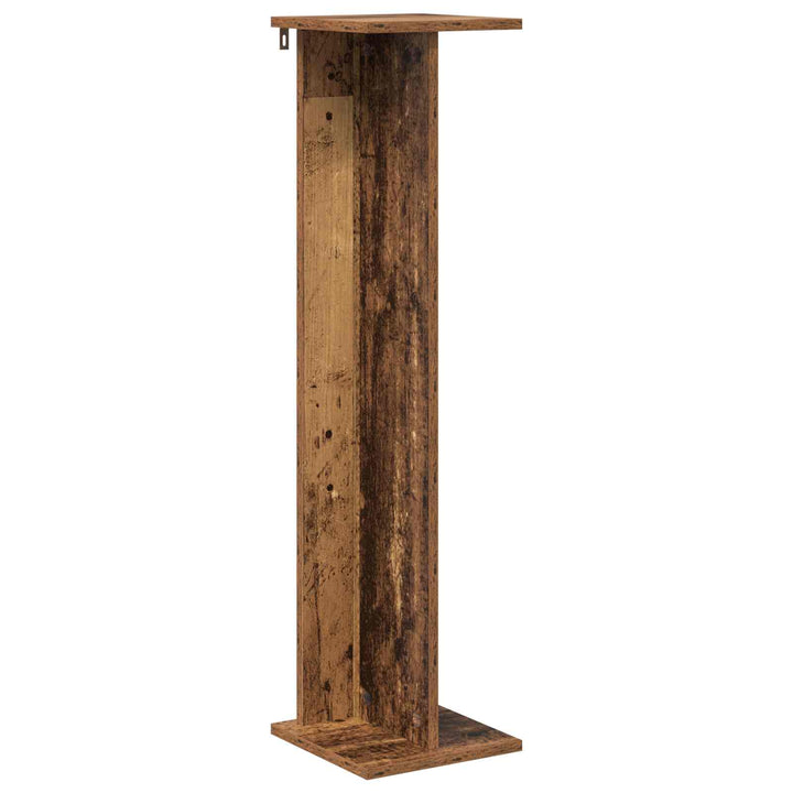 Planteholder 2 pcs Gammelt træ 25 x 25,5 x 100,5 cm