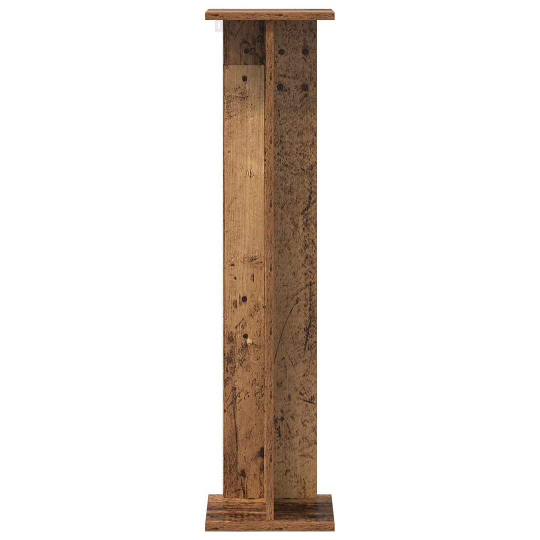 Planteholder 2 pcs Gammelt træ 25 x 25,5 x 100,5 cm