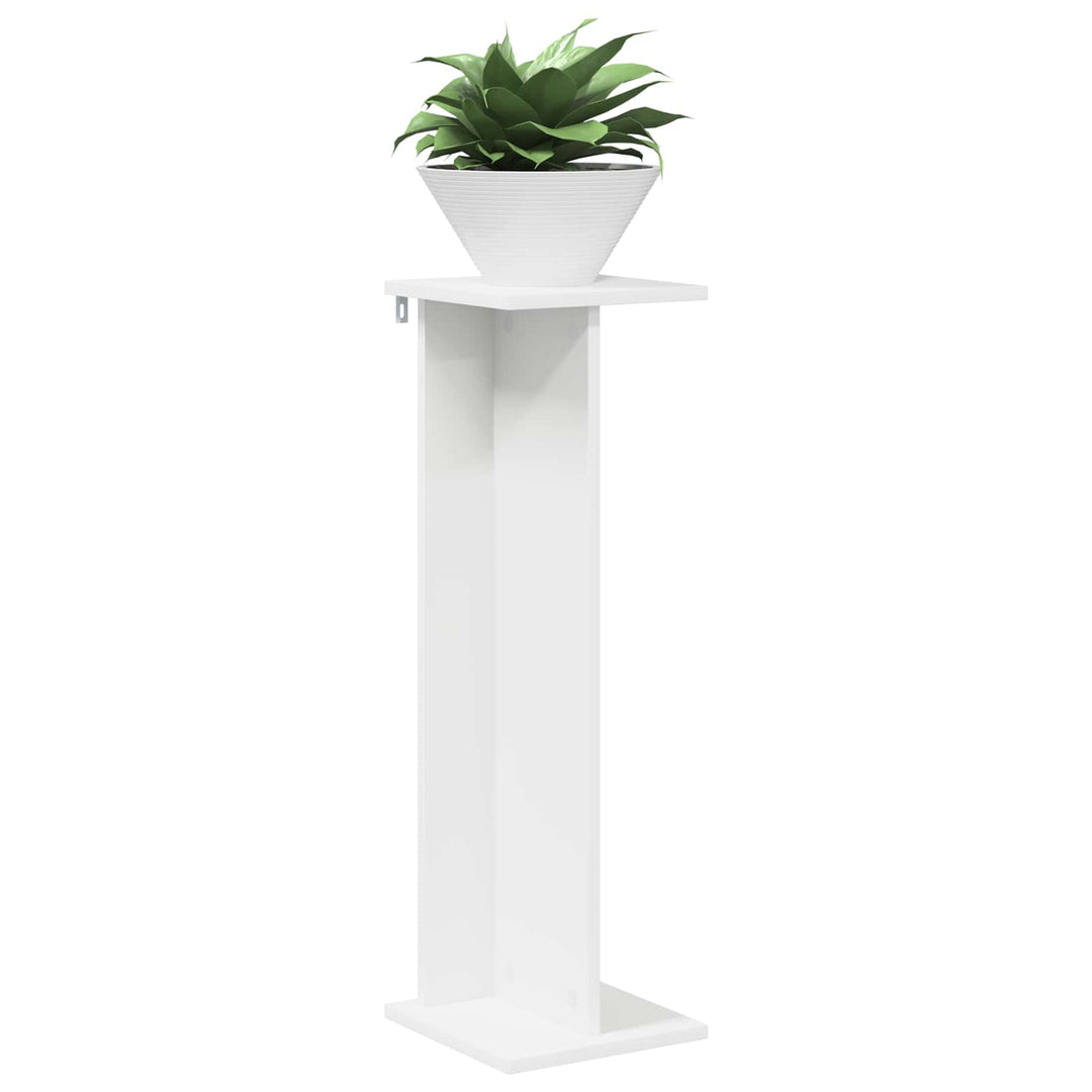 Planteholder Hvid 25 x 25,5 x 80,5 cm Konstrueret træ
