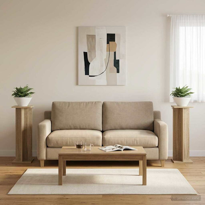 Planteholder 2 stk. Sonoma-eg 25 x 25,5 x 80,5 cm