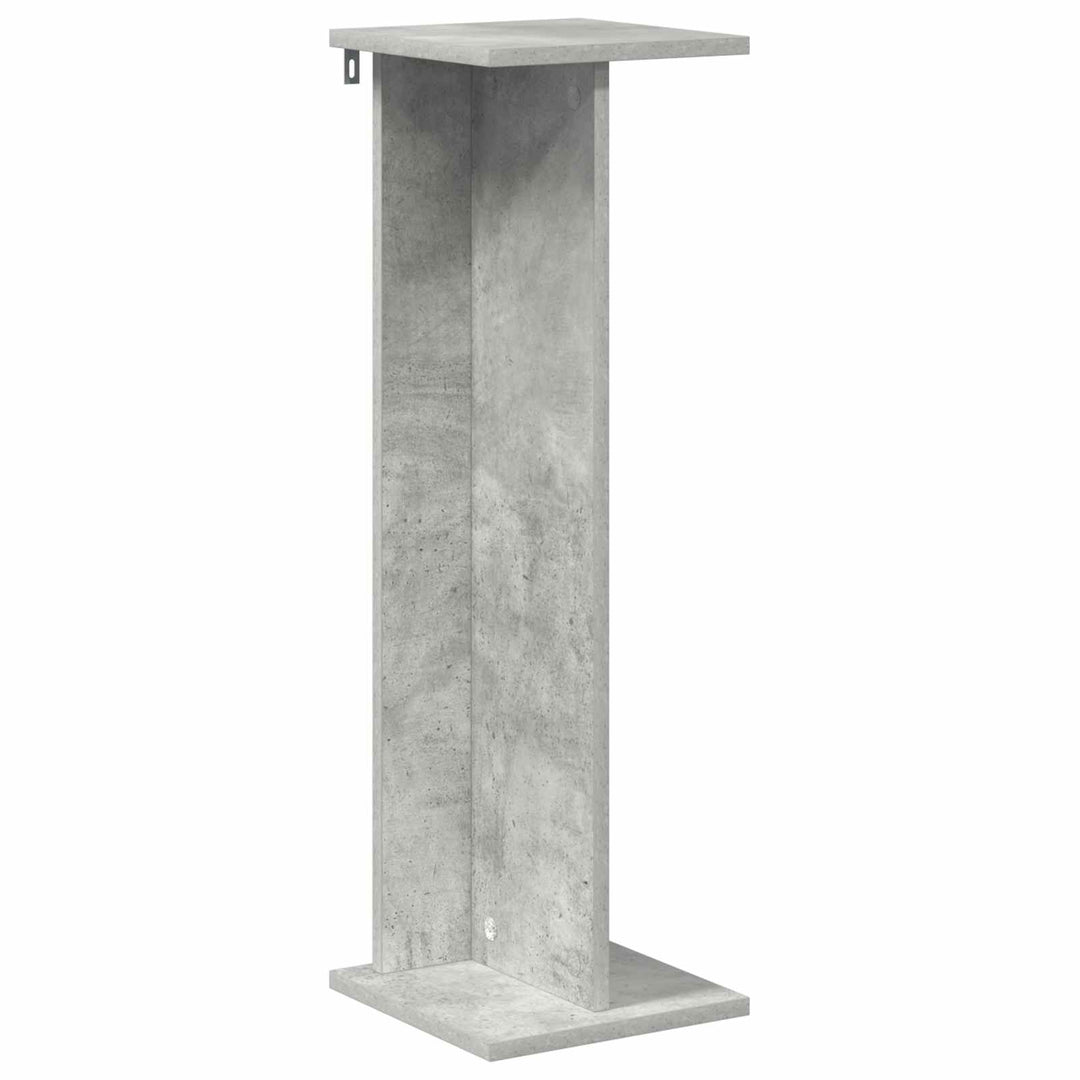 Planteholder Betongrå 25 x 25,5 x 80,5 cm Konstrueret træ