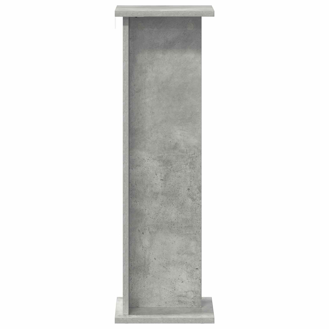 Planteholder Betongrå 25 x 25,5 x 80,5 cm Konstrueret træ