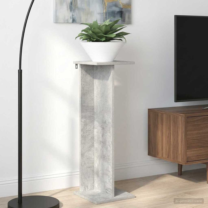 Planteholder 2 stk. Betongrå 25 x 25,5 x 80,5 cm