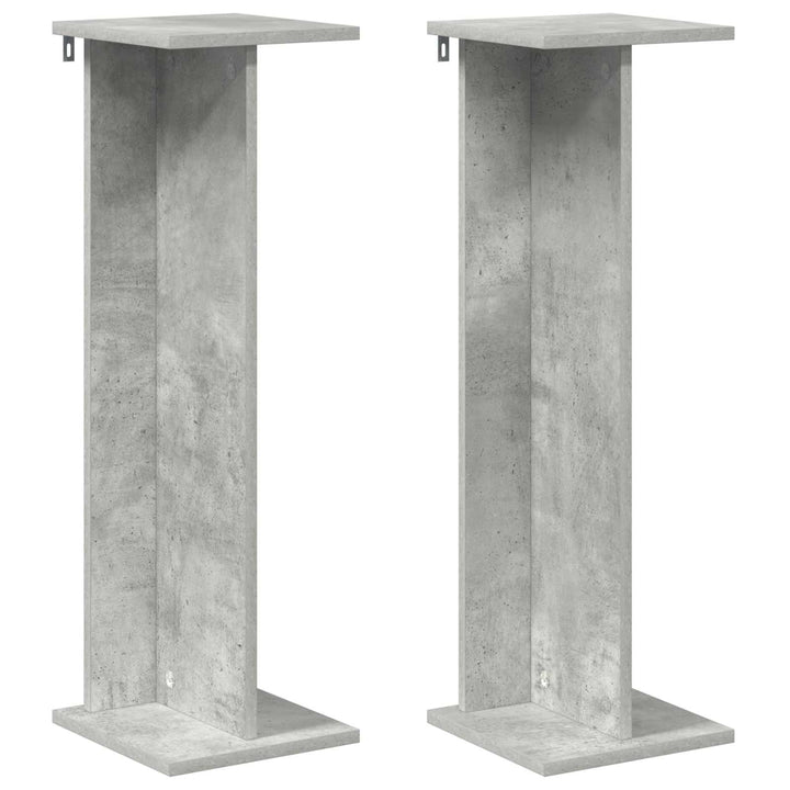 Planteholder 2 stk. Betongrå 25 x 25,5 x 80,5 cm