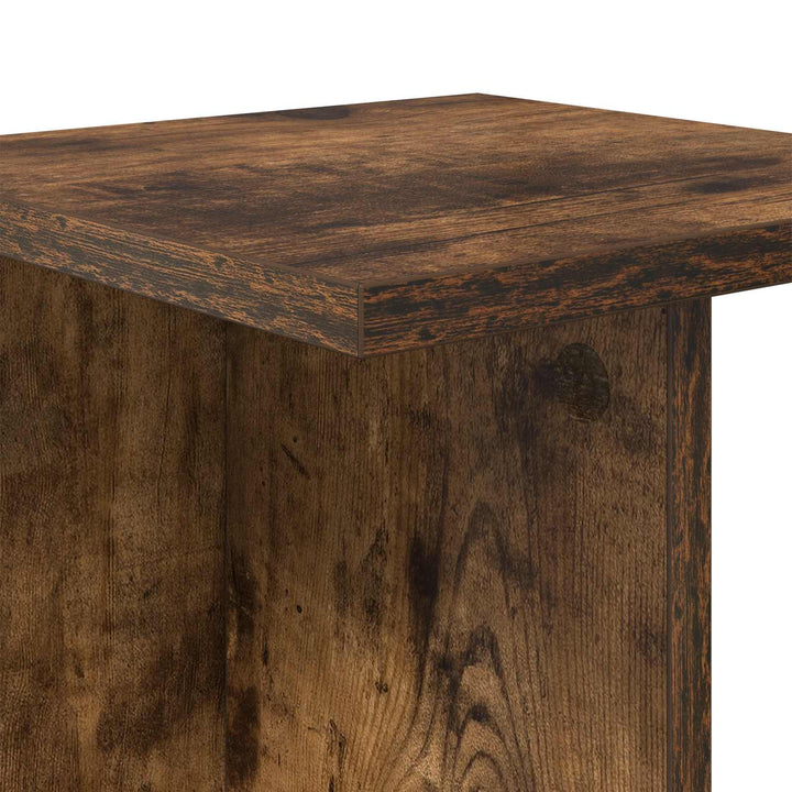 Planteholder Røget eg 25 x 25,5 x 80,5 cm Konstrueret træ
