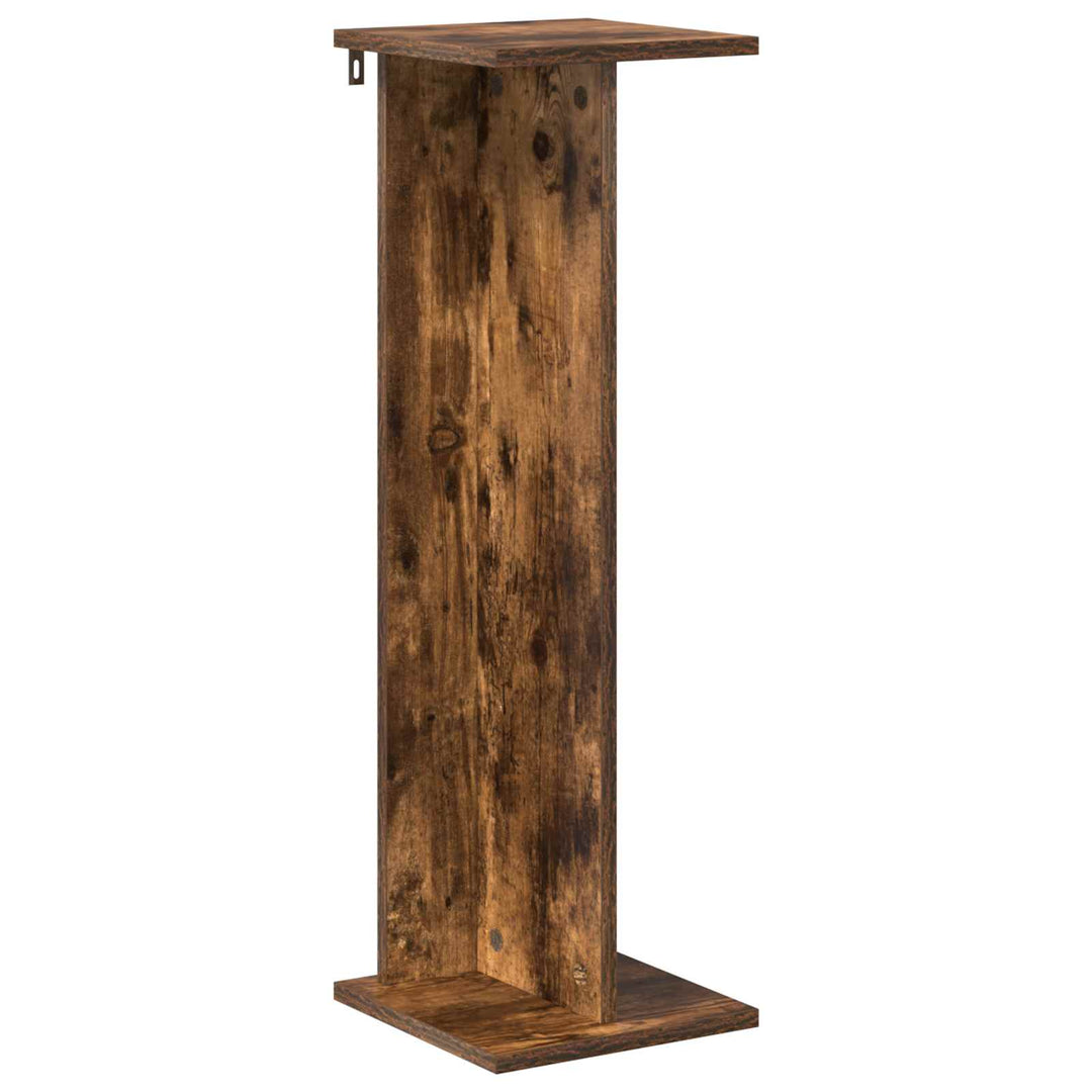 Planteholder Røget eg 25 x 25,5 x 80,5 cm Konstrueret træ