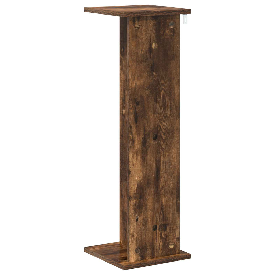 Planteholder Røget eg 25 x 25,5 x 80,5 cm Konstrueret træ
