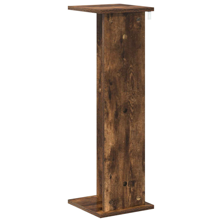 Planteholder Røget eg 25 x 25,5 x 80,5 cm Konstrueret træ