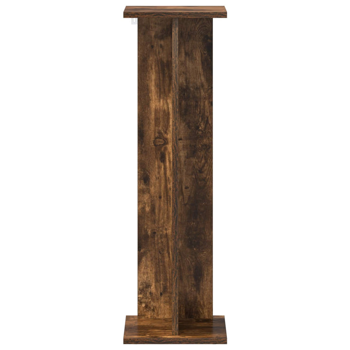 Planteholder Røget eg 25 x 25,5 x 80,5 cm Konstrueret træ