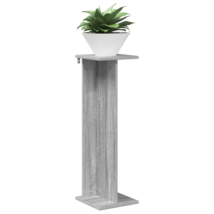 Planteholder Grå Sonoma 25 x 25,5 x 80,5 cm Konstrueret træ