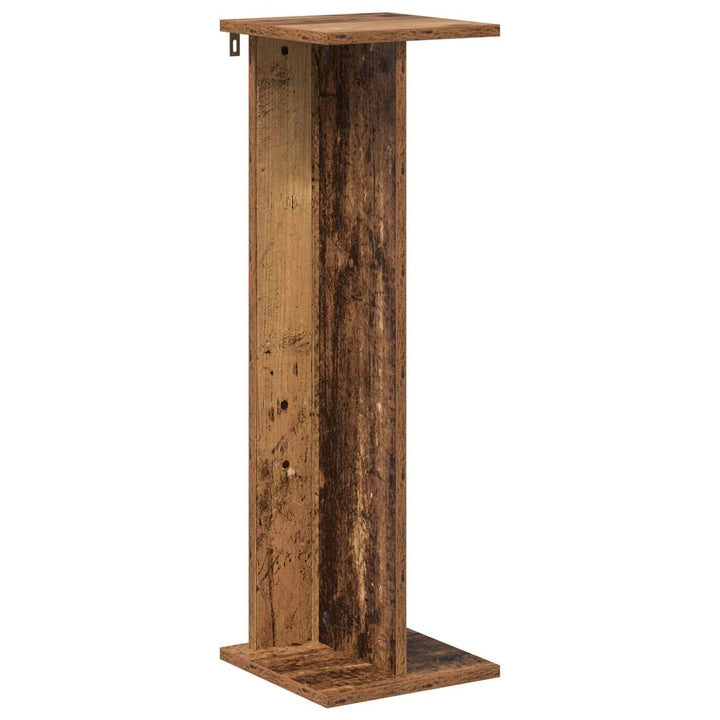 Planteholder 2 pcs Gammelt træ 25 x 25,5 x 80,5 cm