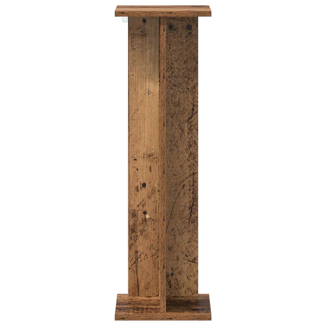 Planteholder 2 pcs Gammelt træ 25 x 25,5 x 80,5 cm