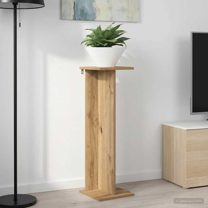 Planteholder Artisan Eg 25 x 25,5 x 80,5 cm Konstrueret træ