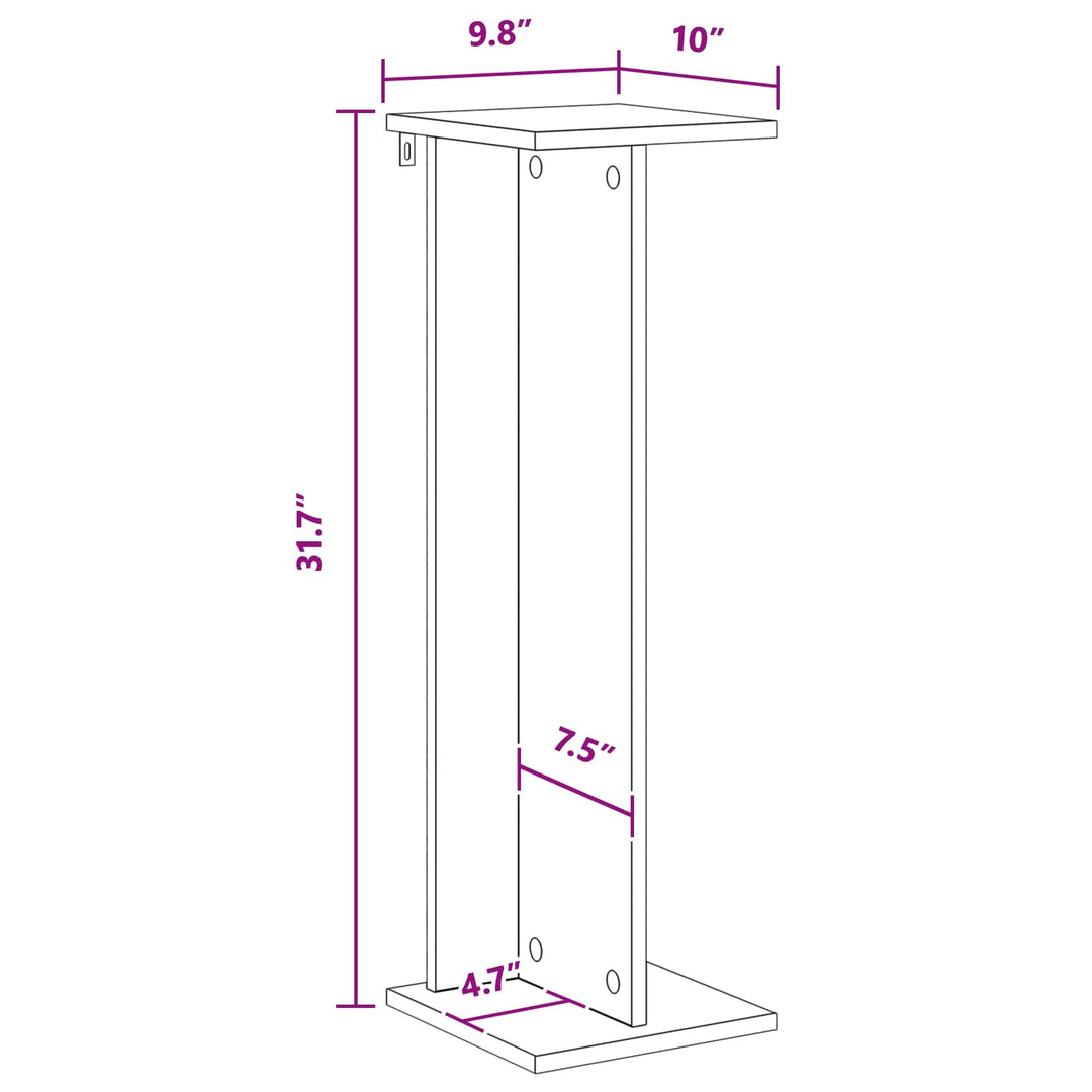 Planteholder 2 pcs Artisan Eg 25 x 25,5 x 80,5 cm